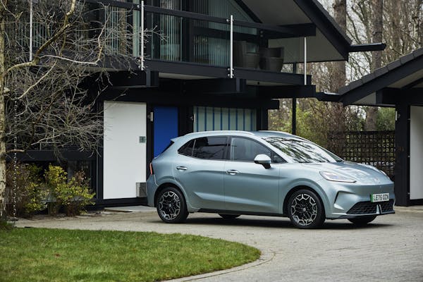 MG 4 Urban Electric car parked on driveway