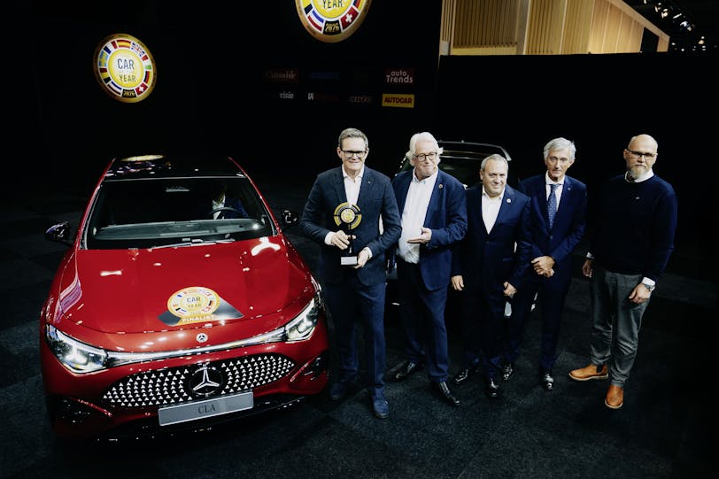 Mercedes CLA Crowned Car of the Year 2026 at Brussels Motor Show