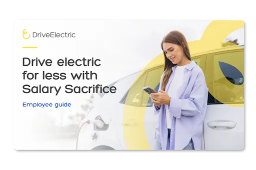 DriveElectric Salary Sacrifice Employee guide brochure cover