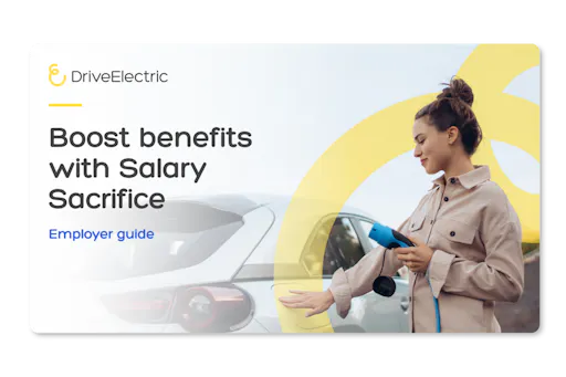 DriveElectric Salary Sacrifice Employer guide brochure cover