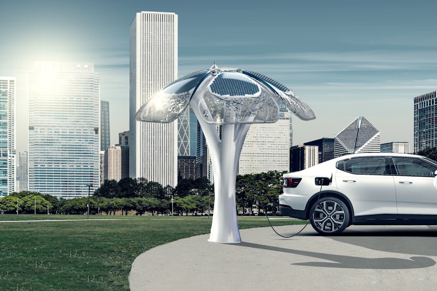 SolarBotanic Trees future charging solar