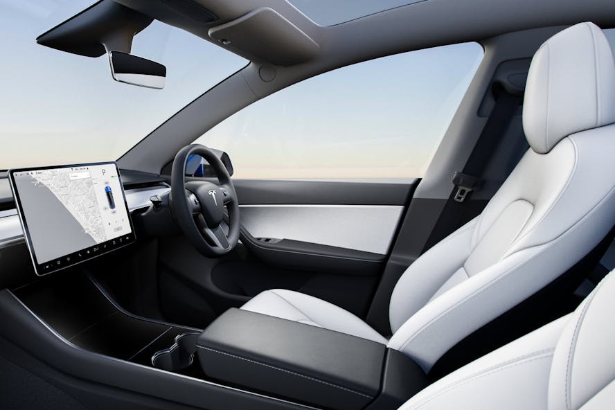 Tesla model y interior 