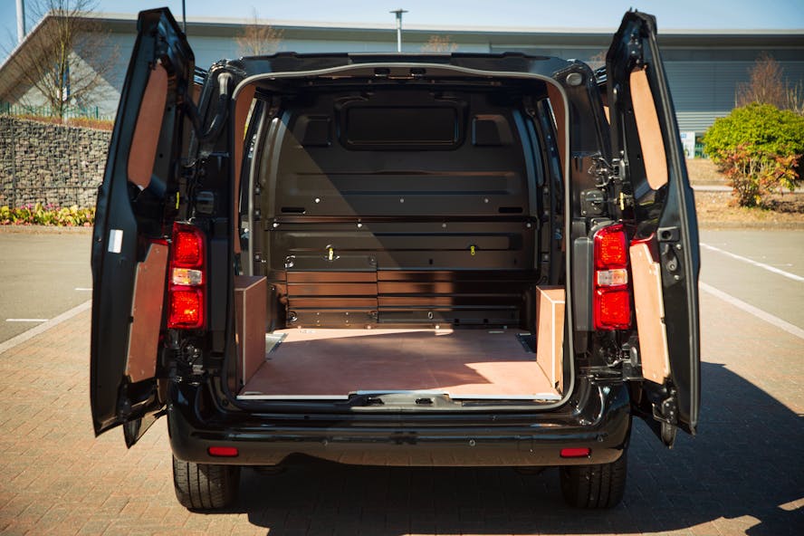 Citroen eDispatch rear doors open