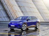 Volkswagen ID.4 electric car in blue
