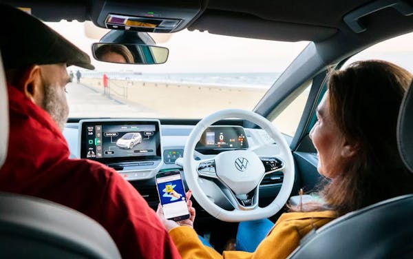 Volkswagen ID.3 Electric car interior
