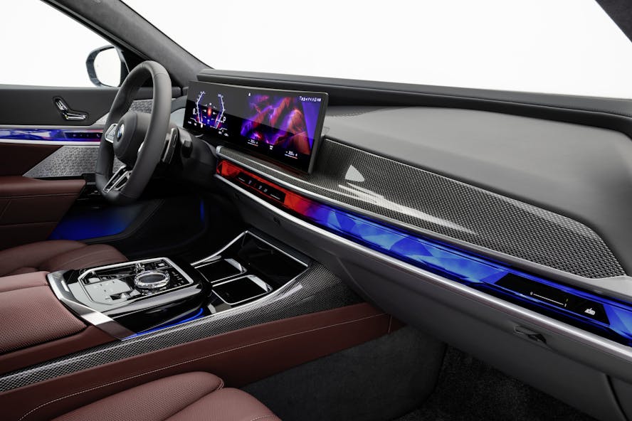 BMW i7 interior front