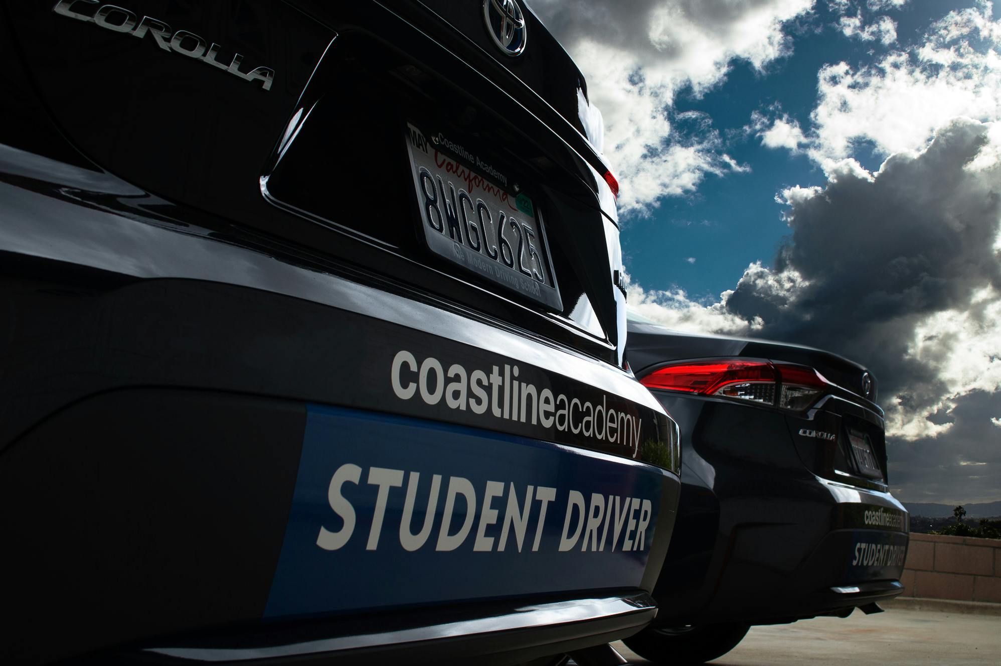The pass rate success for students at Coastline Academy is over 80% for students taking the behind-the-wheel road test for the first time.
