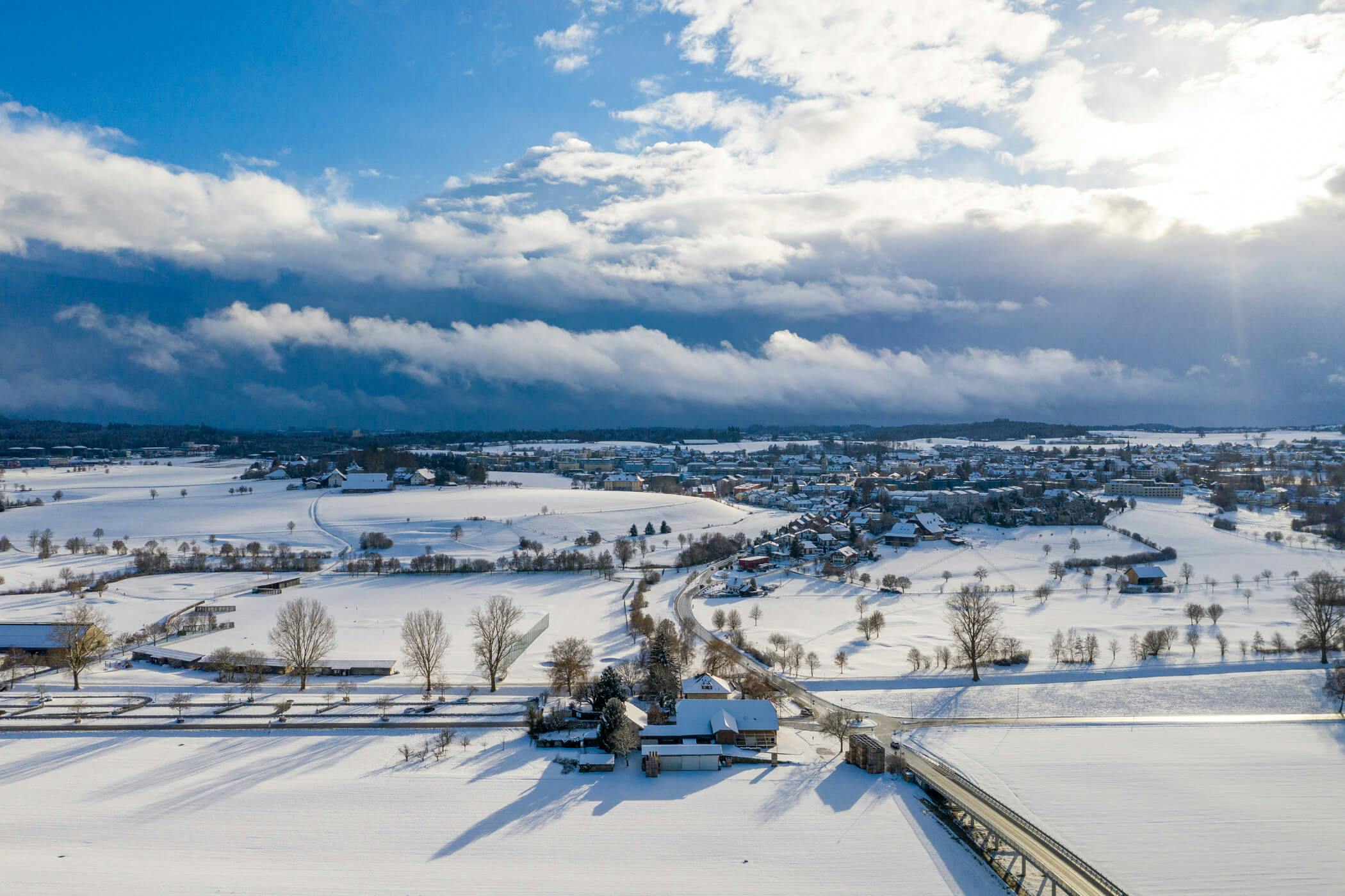 Drohnenfotos Schweiz Bern Biel