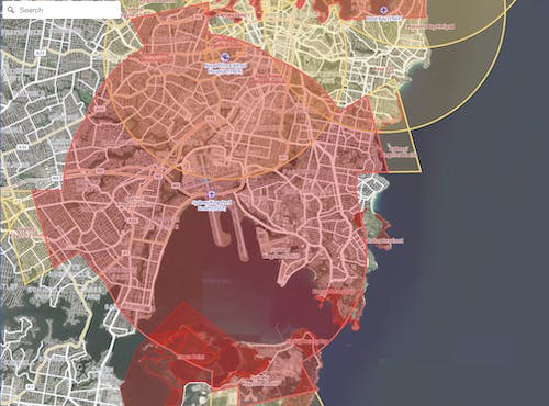 View Australian airspace restrictions while planning flights in DroneDeploy.