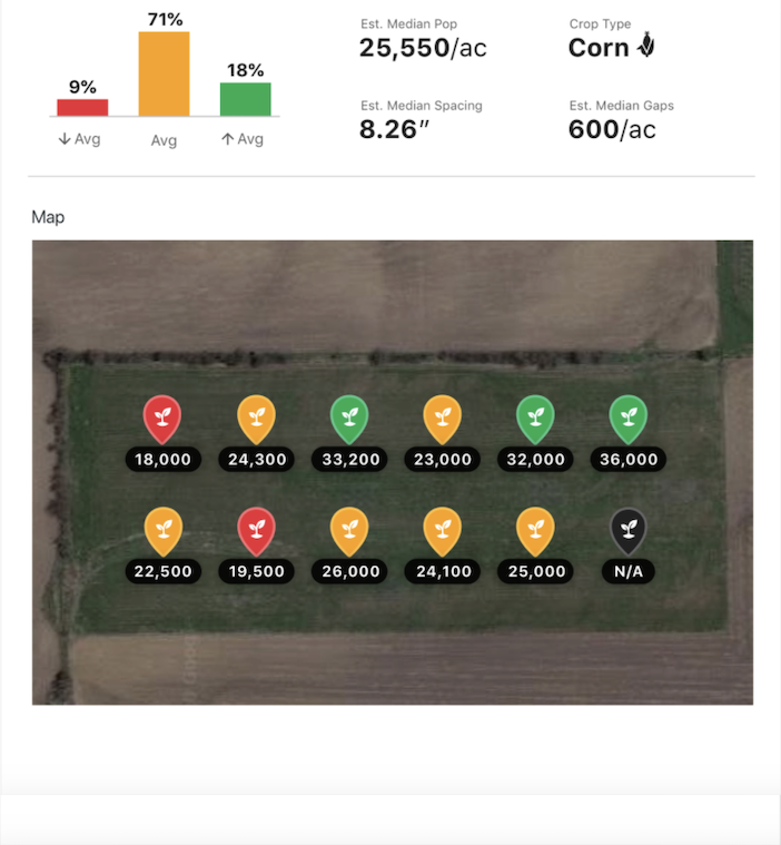 Stand Counts | Precision Agriculture | Agriculture Drone Software ...