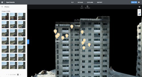 DroneDeploy Facade Inspections Workflow saves time and money on facade inspections while keeping employees safe.