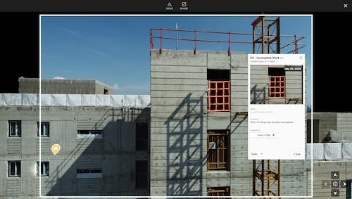 Tagging issues in DroneDeploy and auto-syncing to Procore Observations or BIM 360 Docs can now be done in minutes by linking them to high-resolution images with an exact site location.