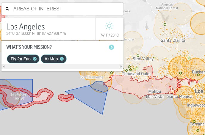 Use AirMap to check airspace before your mission