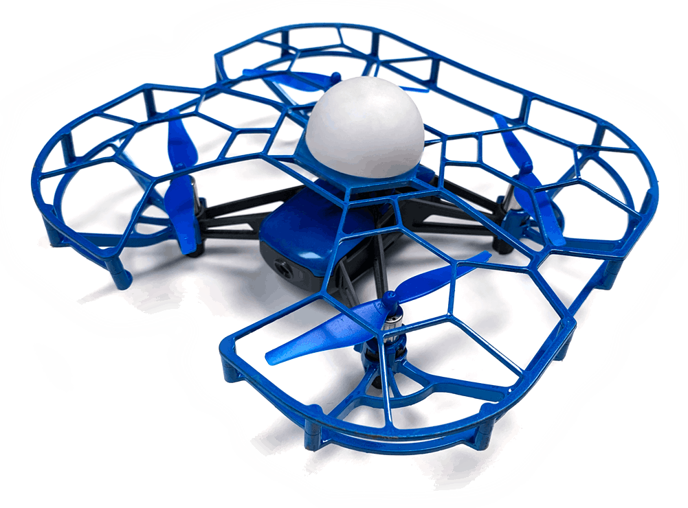 Racing drones in hybrid events