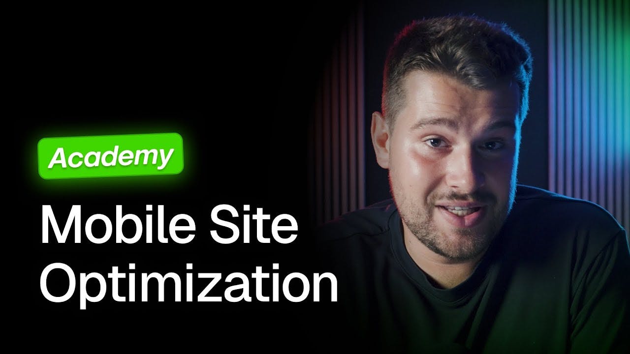 Optimize product page for mobile