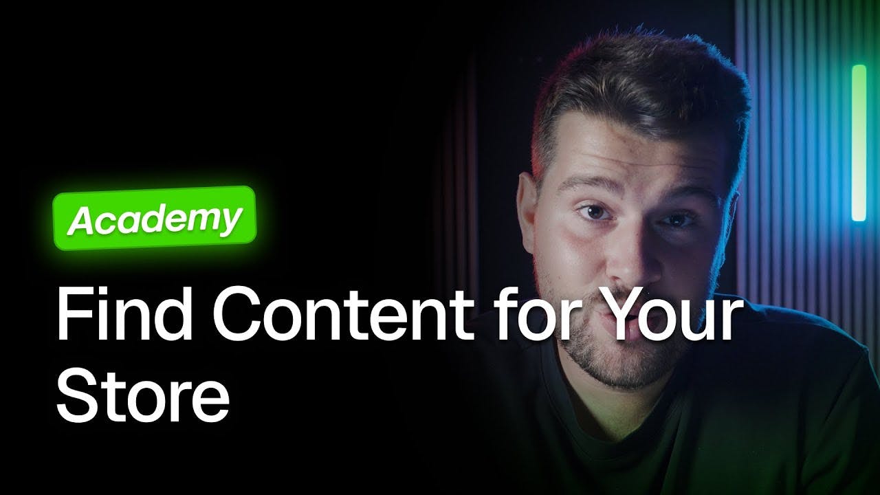 Find more content for your store