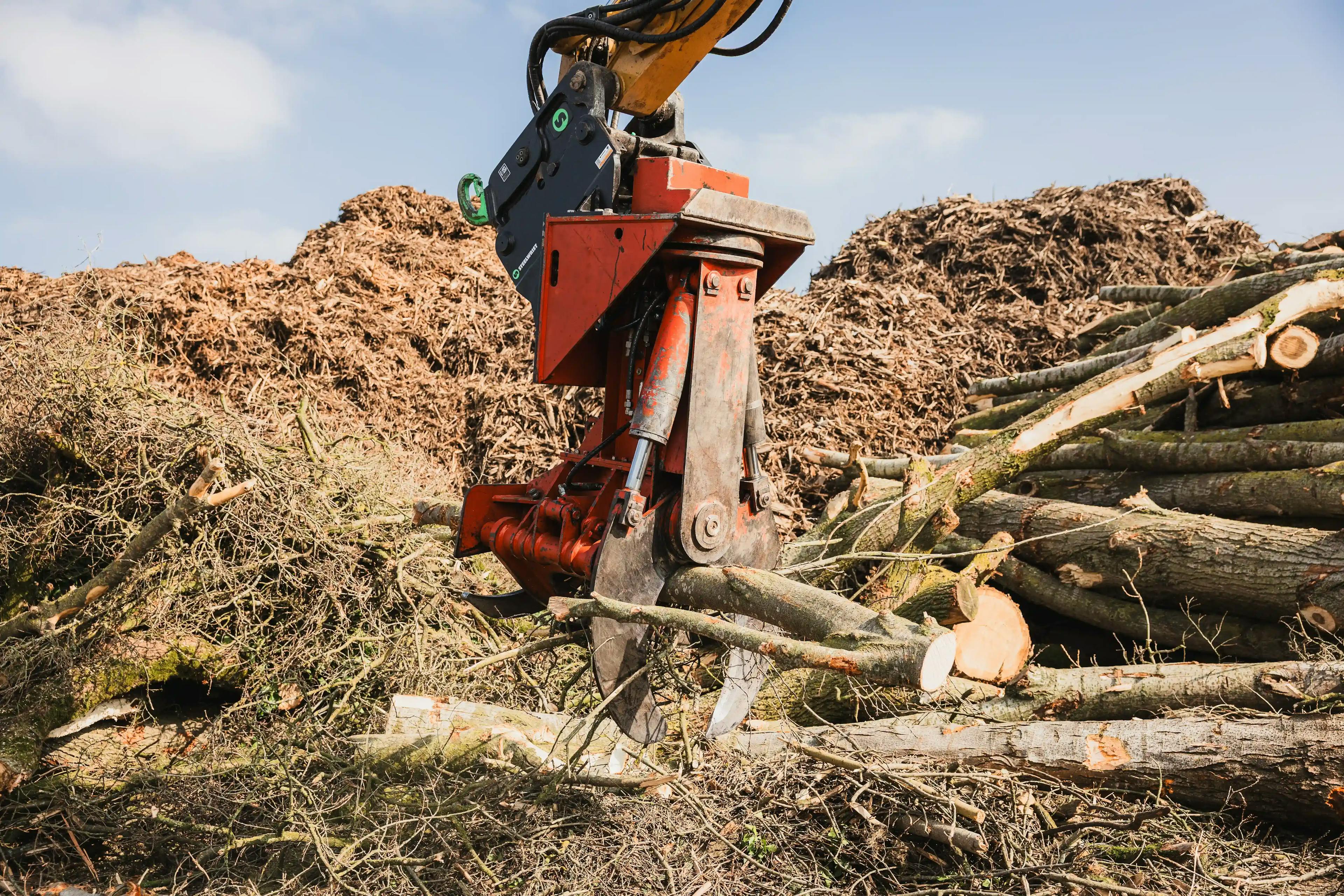 Aanbouwdelen voor graafmachines