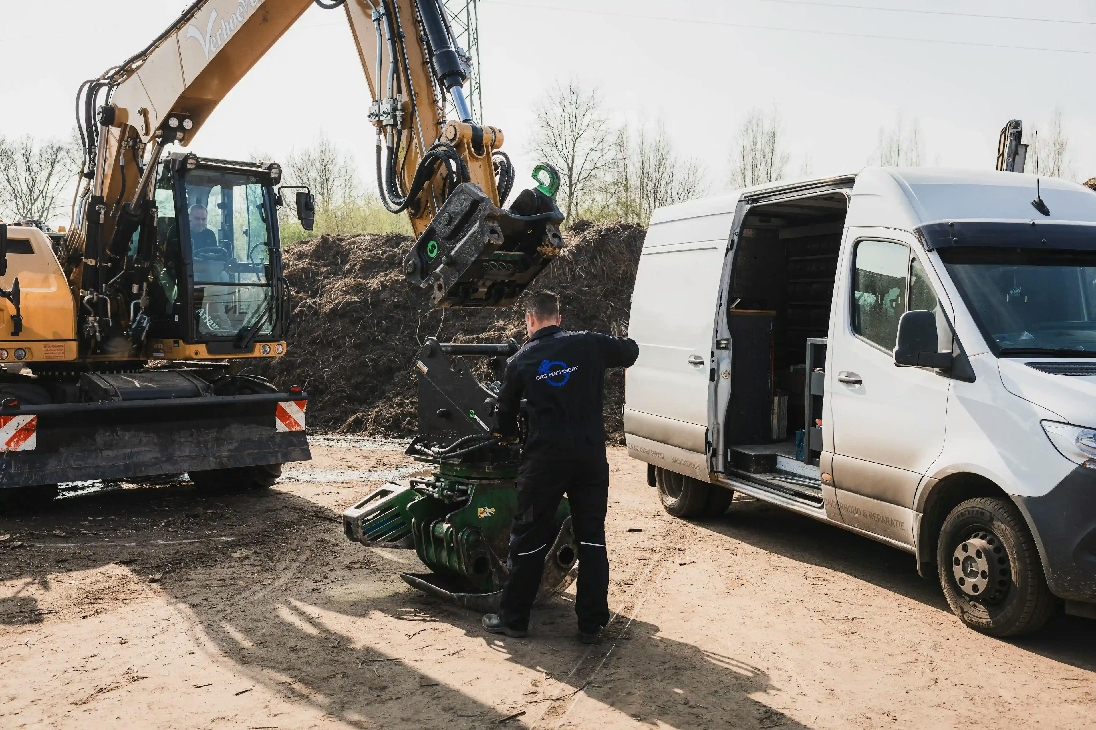 Service aanbouwdeel op locatie