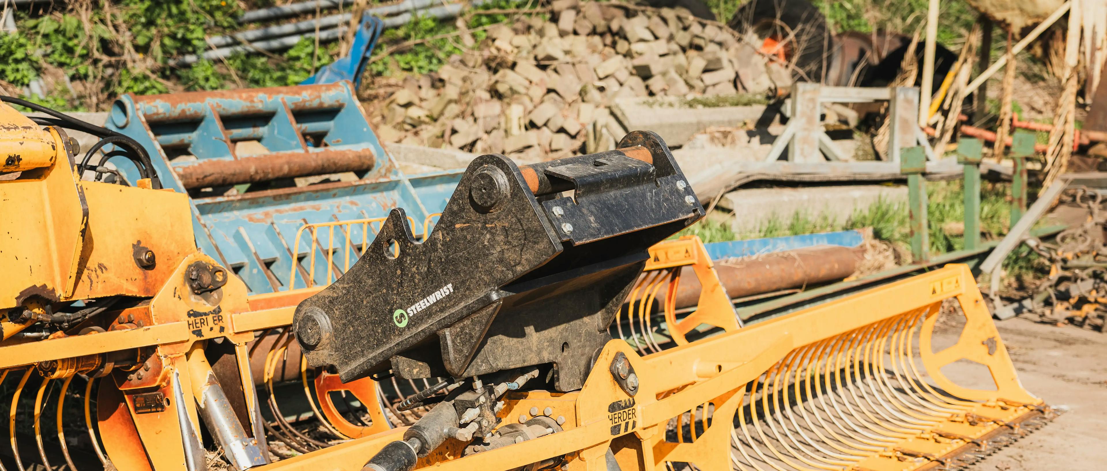 Adapterstukken CW/SQ/QC voor graafmachines