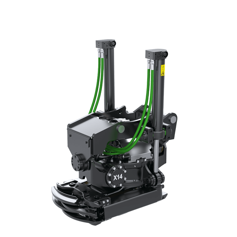 Steelwrist draaikantelstuk