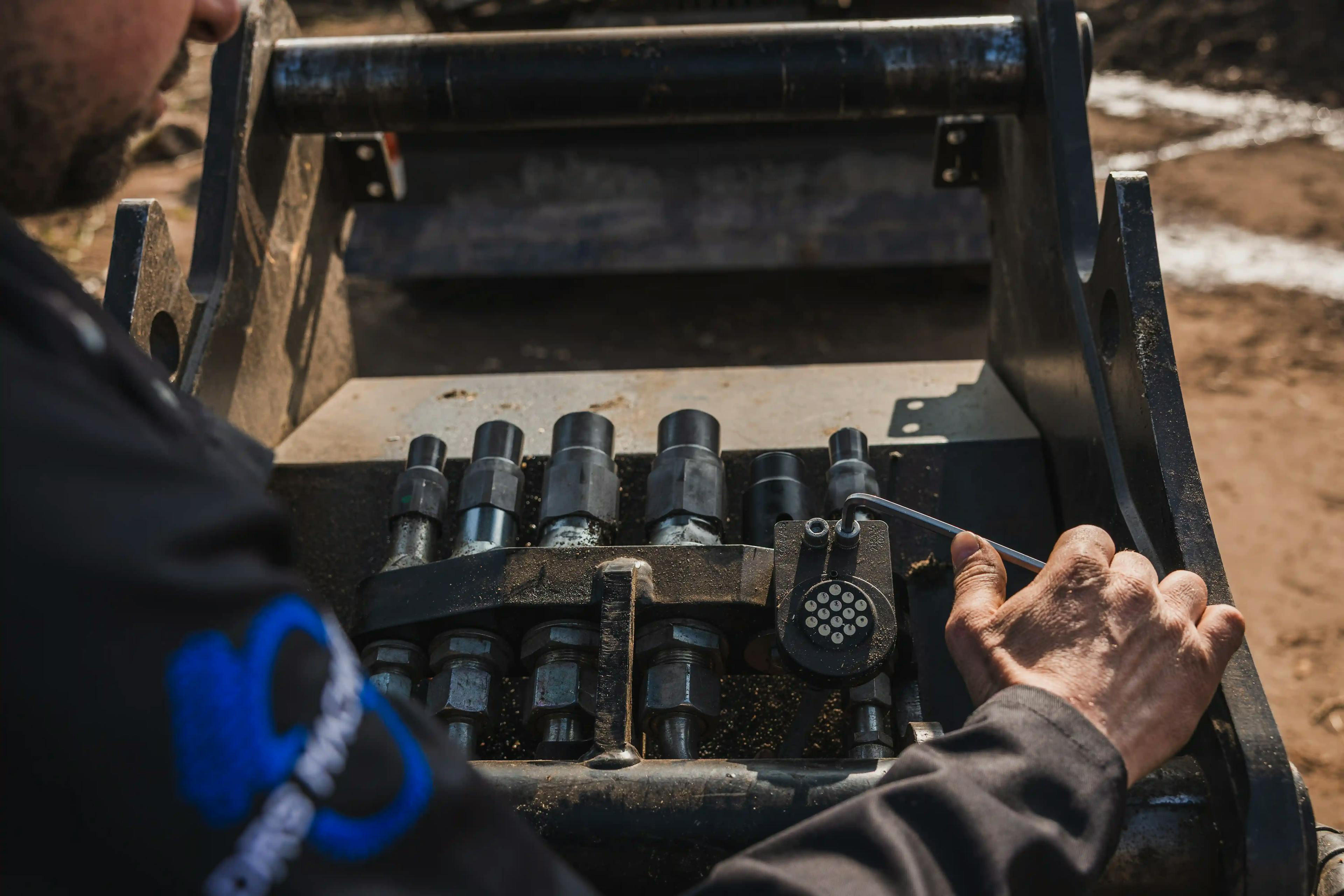 Onderdelen voor draaikantelstukken en snelwisselsystemen