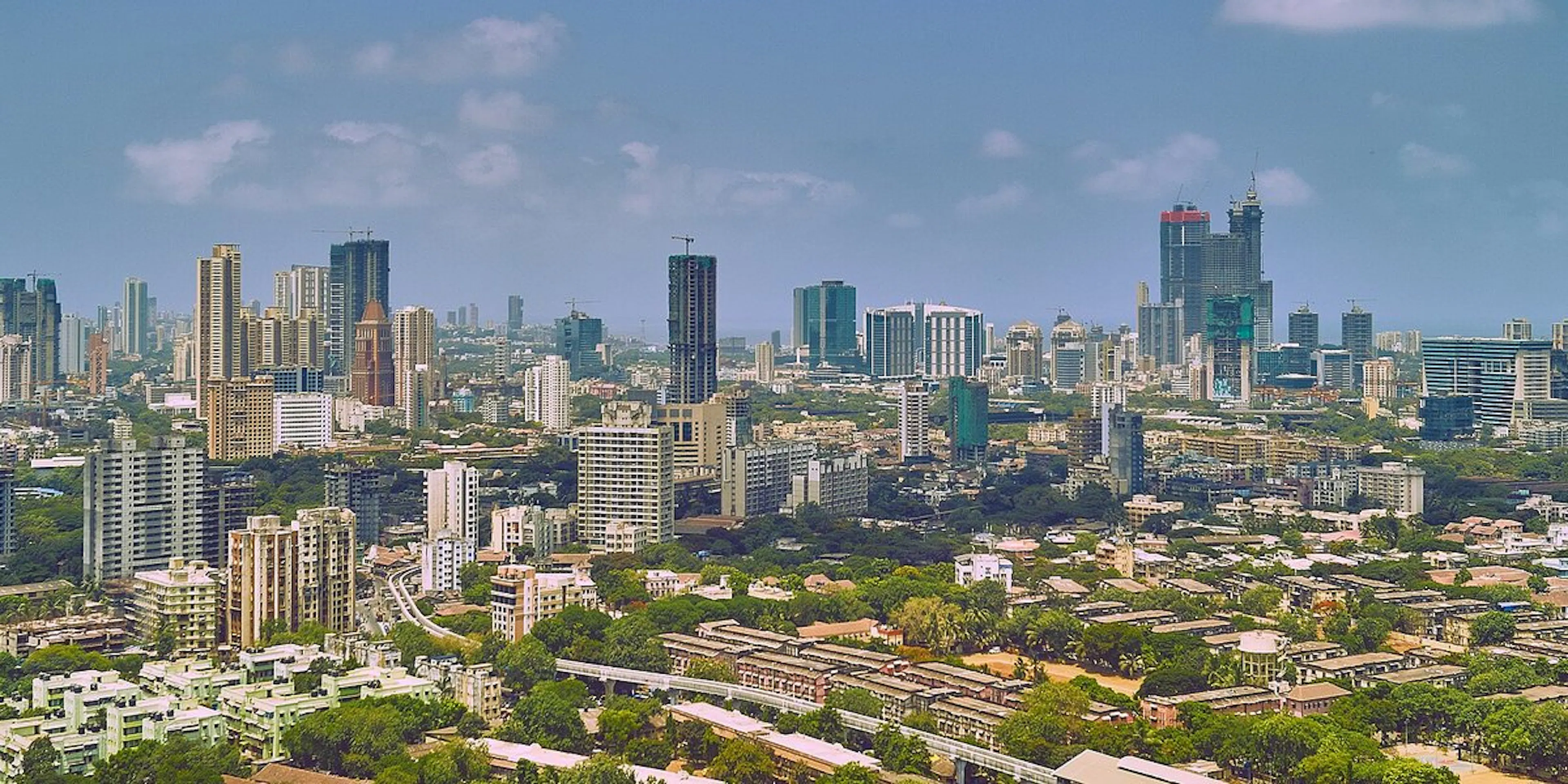 Mumbai city skyline