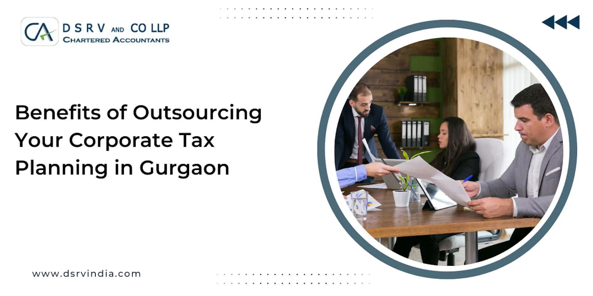 Benefits of Outsourcing Your Corporate Tax Planning in Gurgaon: Blog Poster