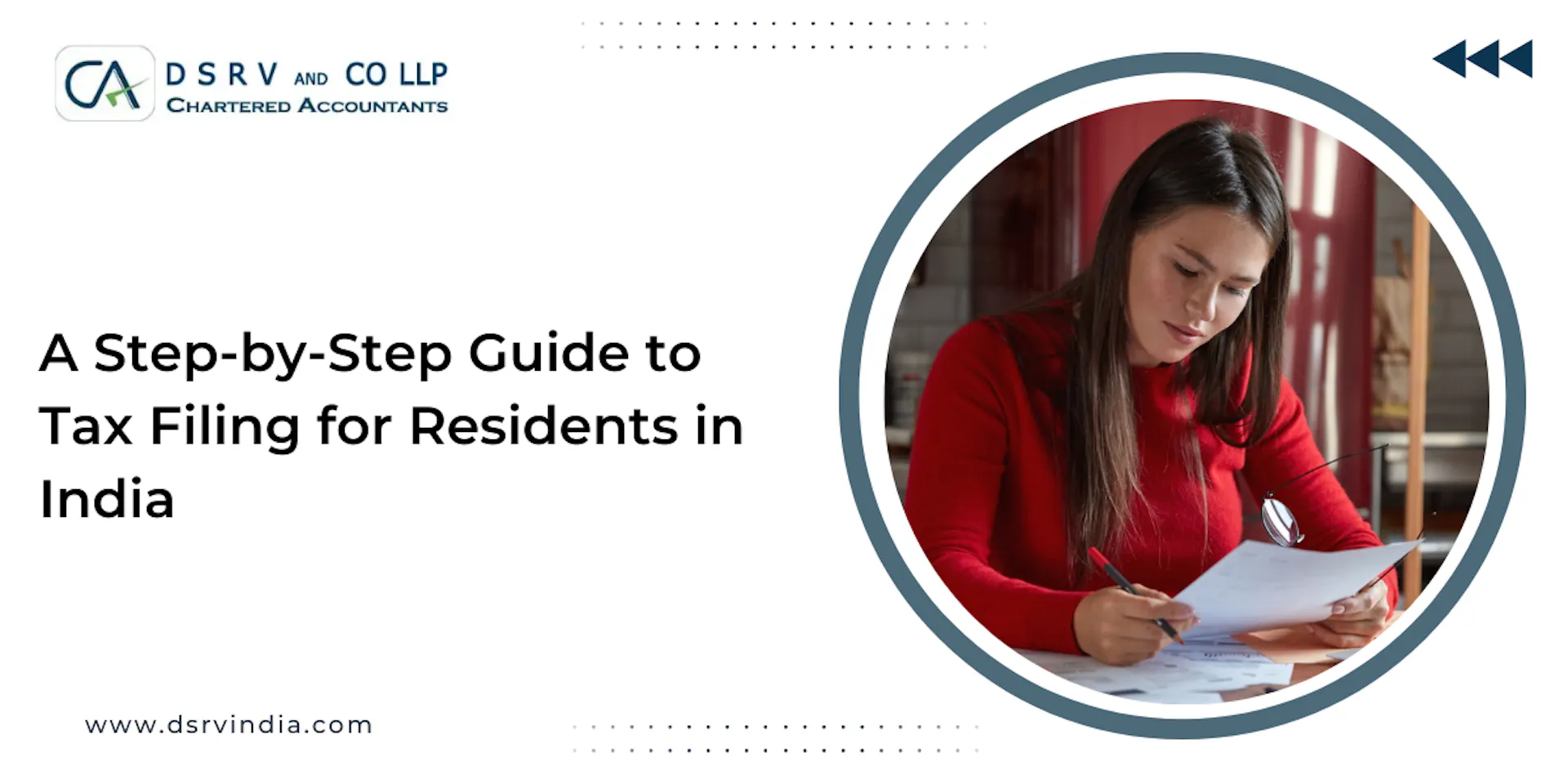 A Step-by-Step Guide to Tax Filing for Residents in India [2024] - blog poster