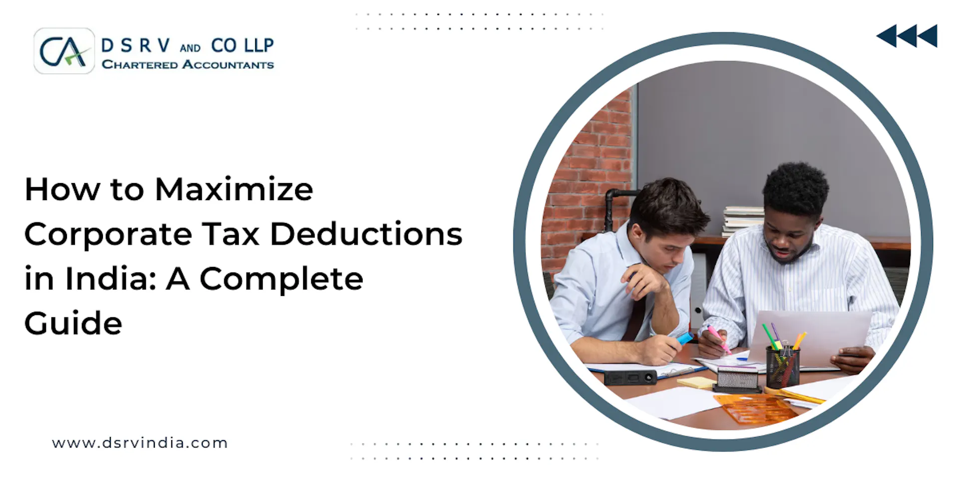 How to Maximize Corporate Tax Deductions in India A Complete Guide - blog poster