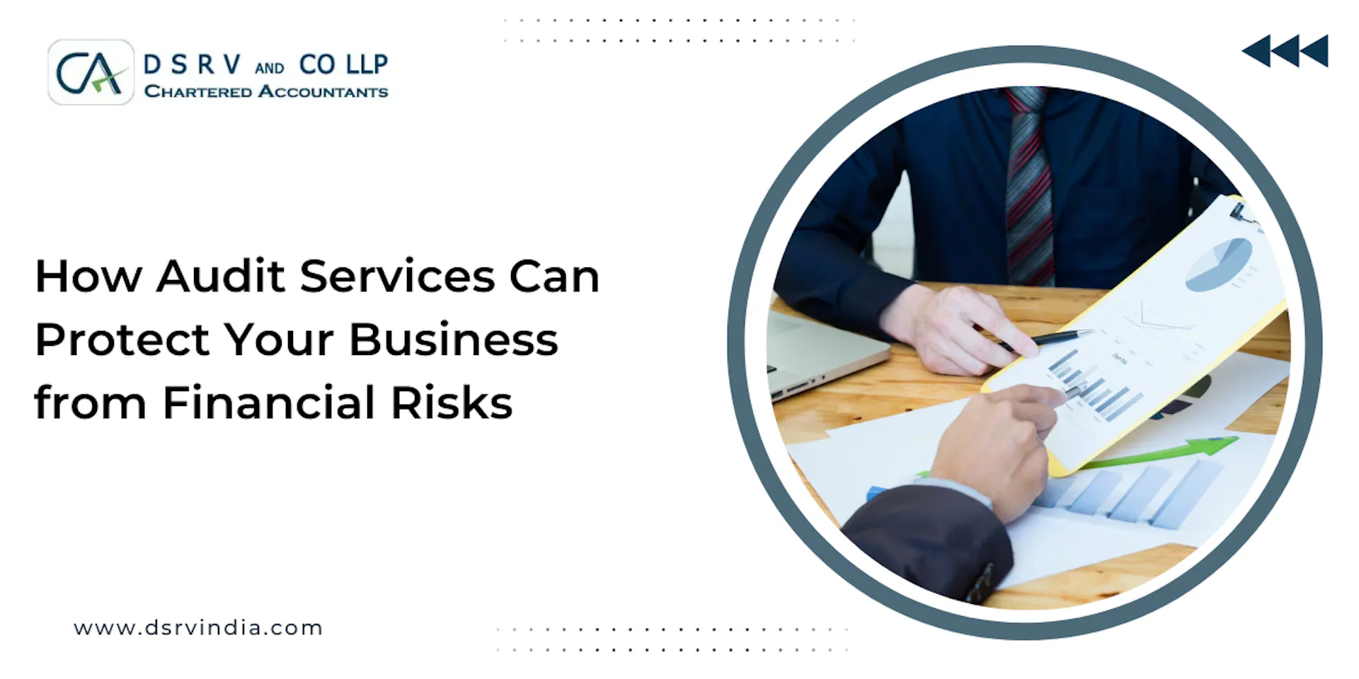 How Audit Services Can Protect Your Business from Financial Risks - blog poster