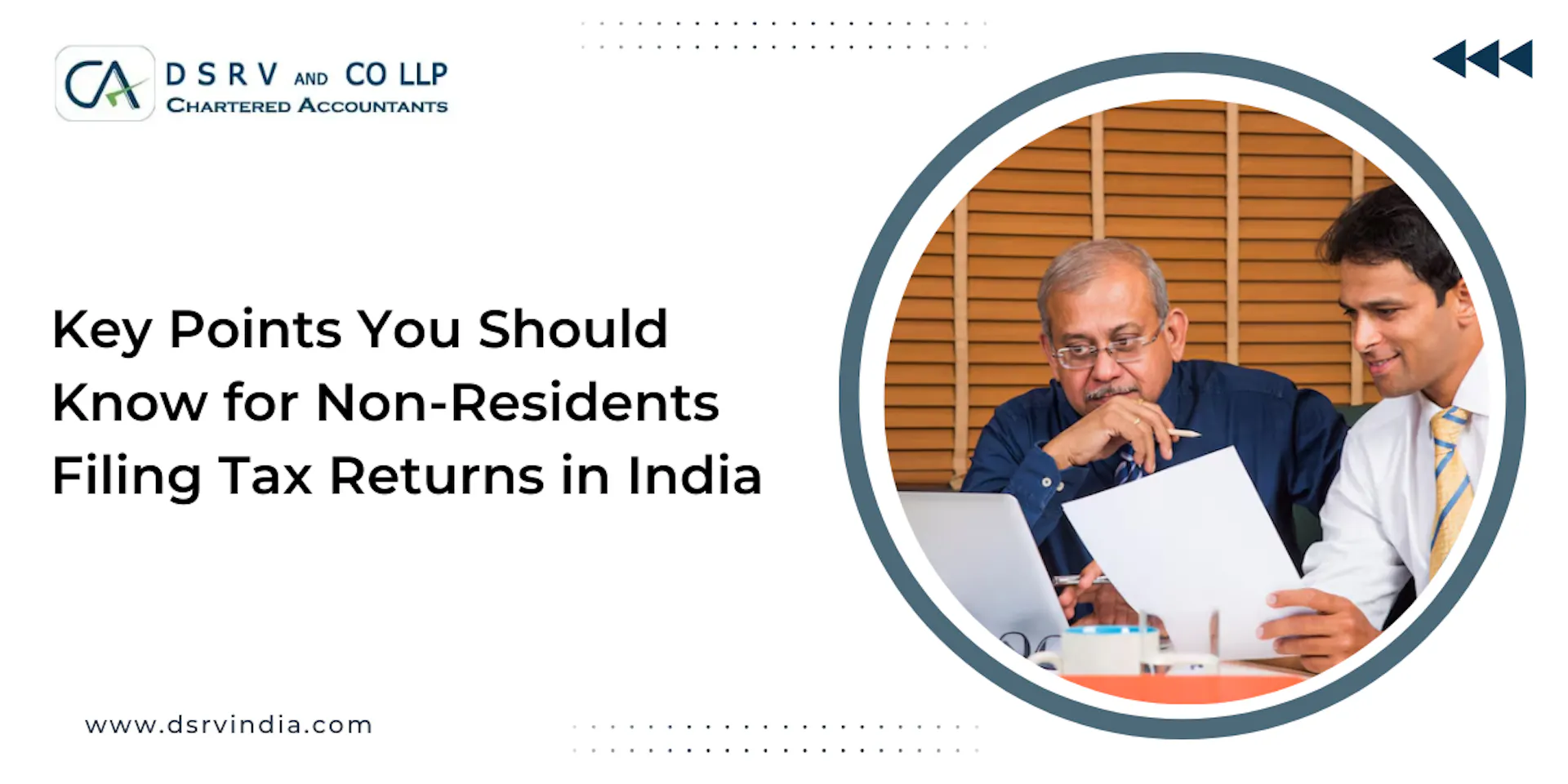 11 Key Points for Non-Residents Filing Tax Returns in India ; Blog Poster