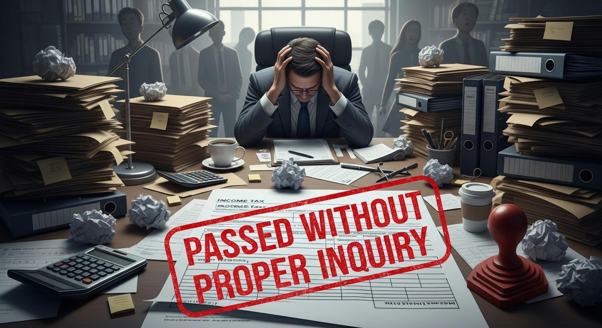 Orders Passed Without Proper Inquiry