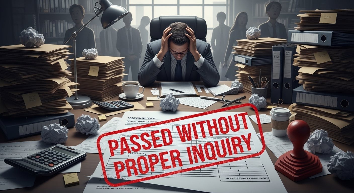 Orders Passed Without Proper Inquiry