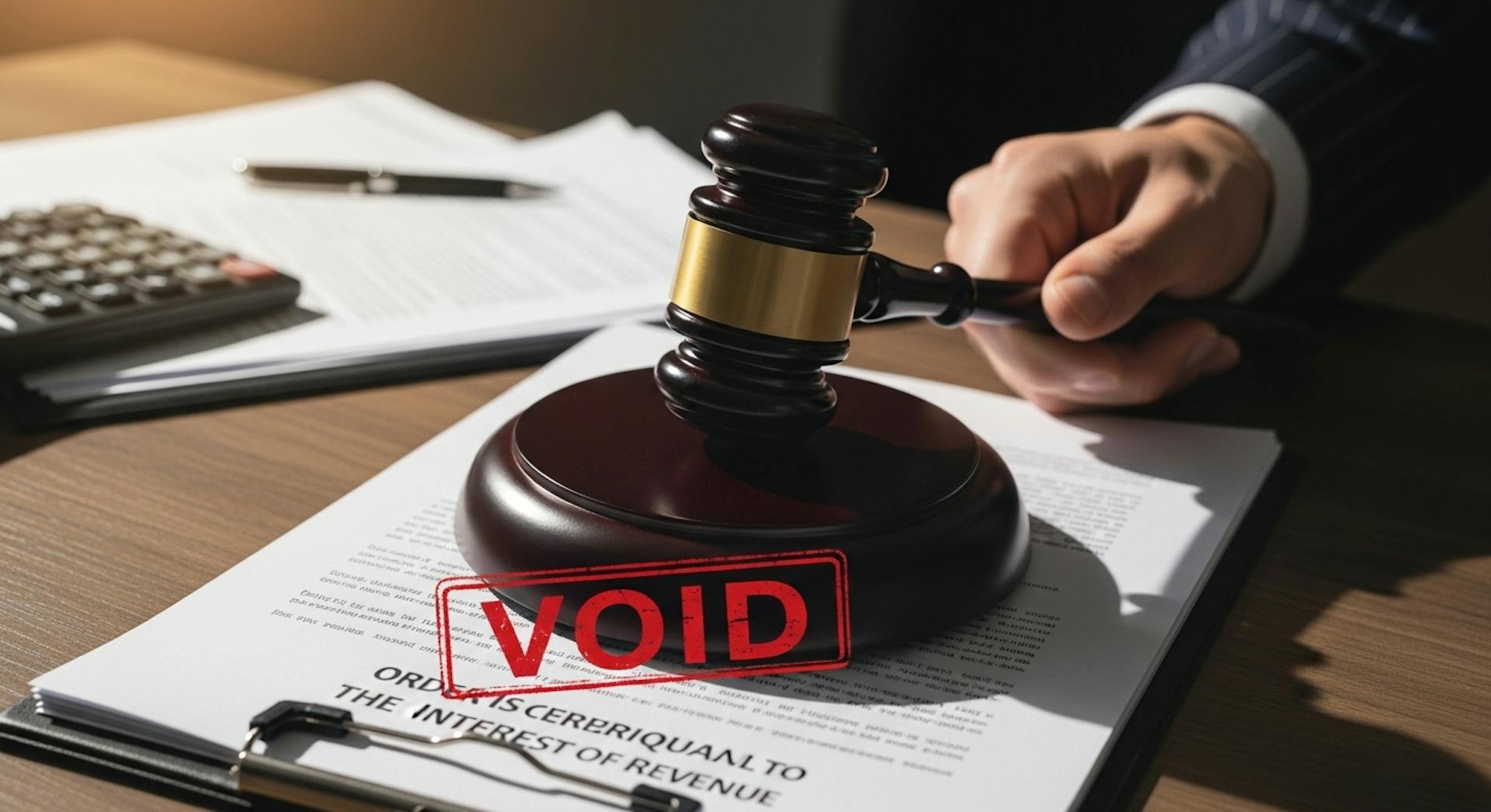 Order Is Prejudicial to the Interest of Revenue