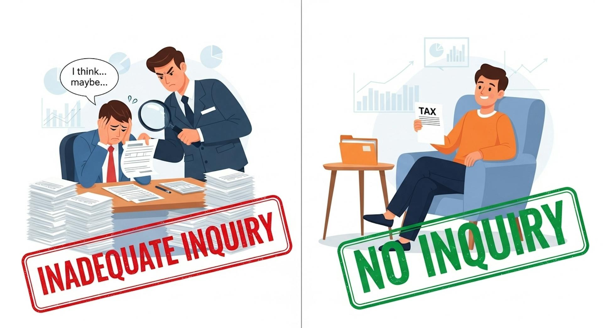 Inadequate Inquiry vs No Inquiry