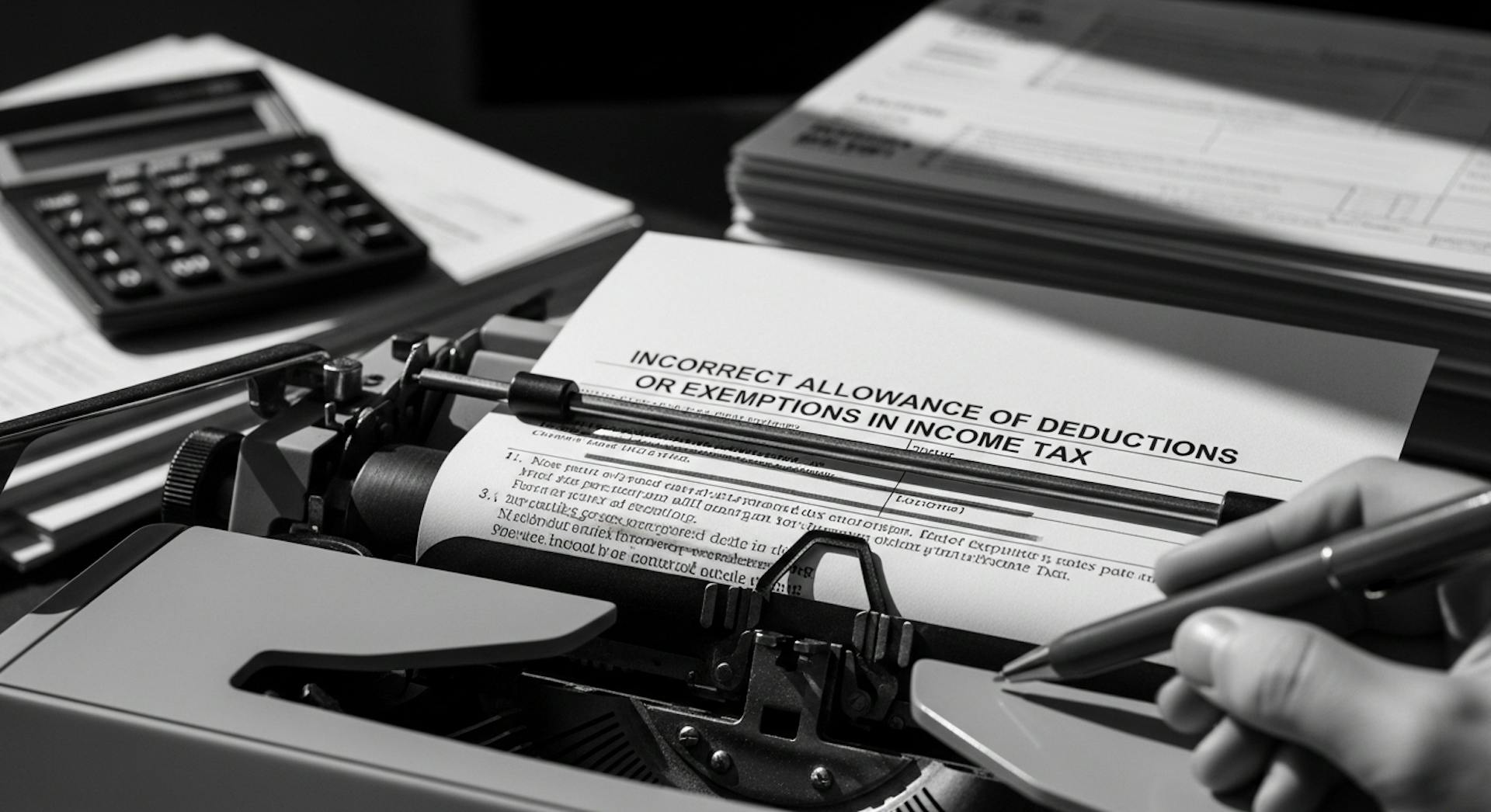 Incorrect Allowance of Deductions or Exemptions