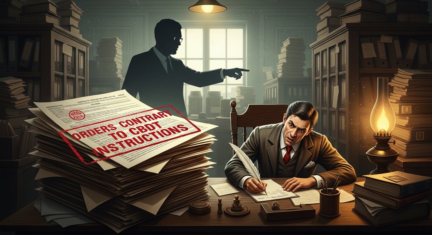 Orders Contrary to CBDT Instructions