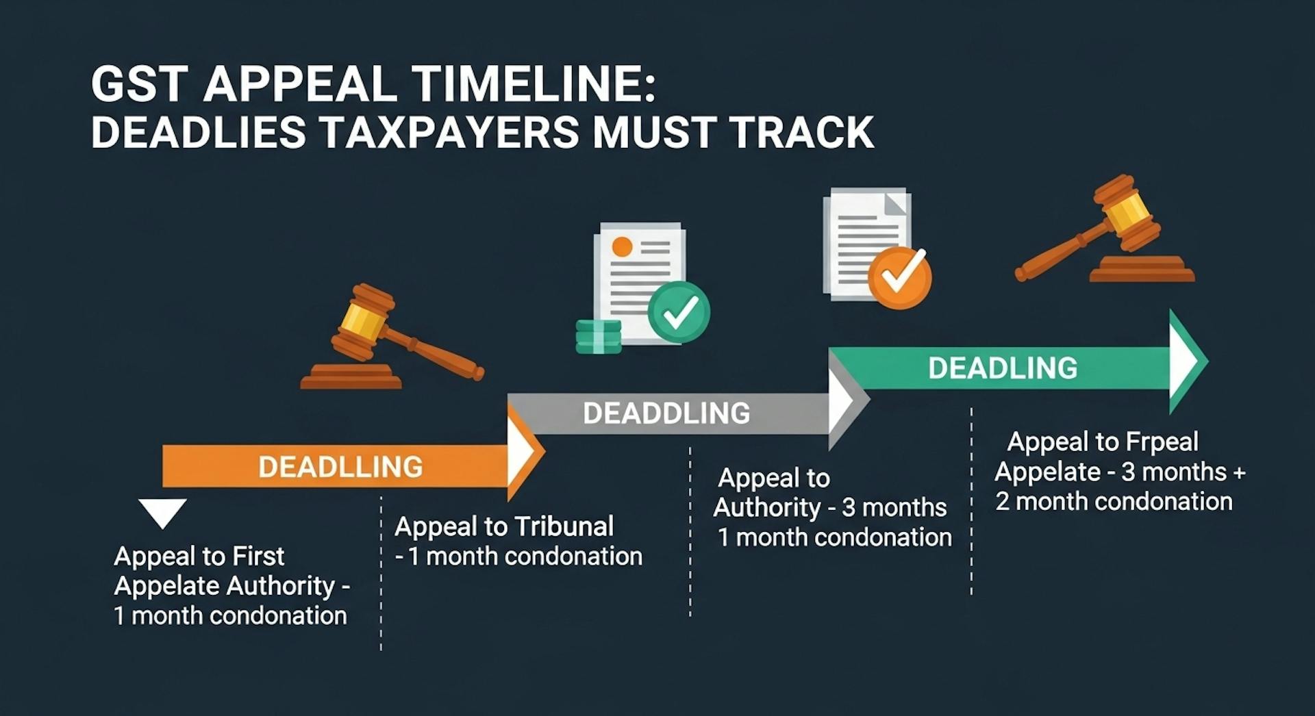 GST Appeal Timeline: Deadlines Taxpayers Must Track