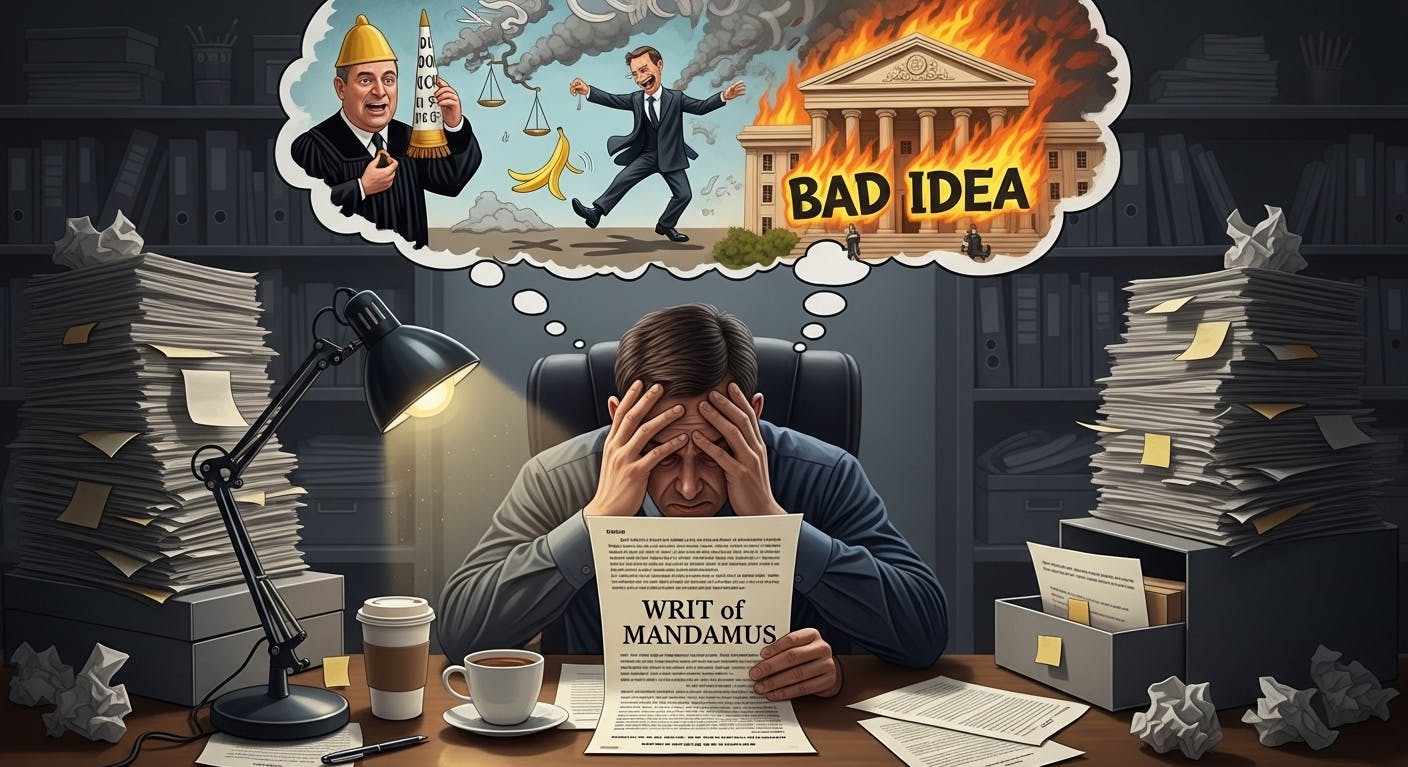 When Filing a Writ Is a Bad Idea