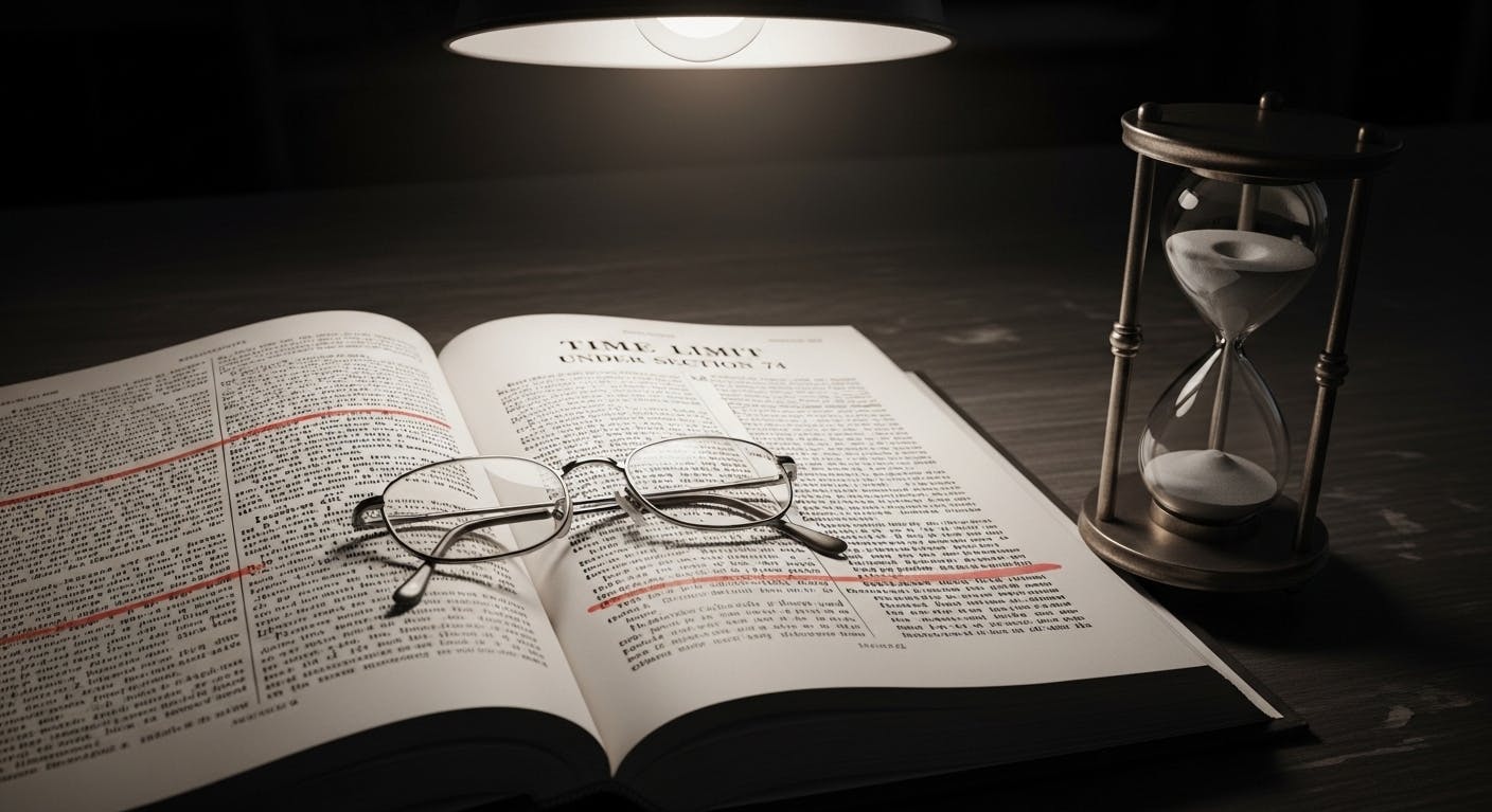 Time Limit Under Section 74