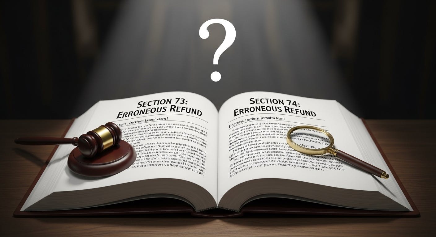 Erroneous Refund – Section 73 or Section 74?