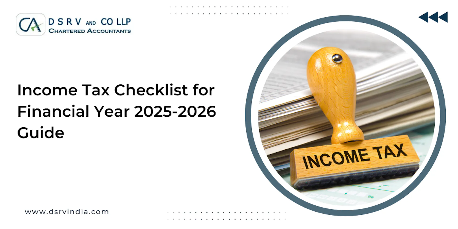 Income Tax Checklist for Financial Year 2025-2026 Guide