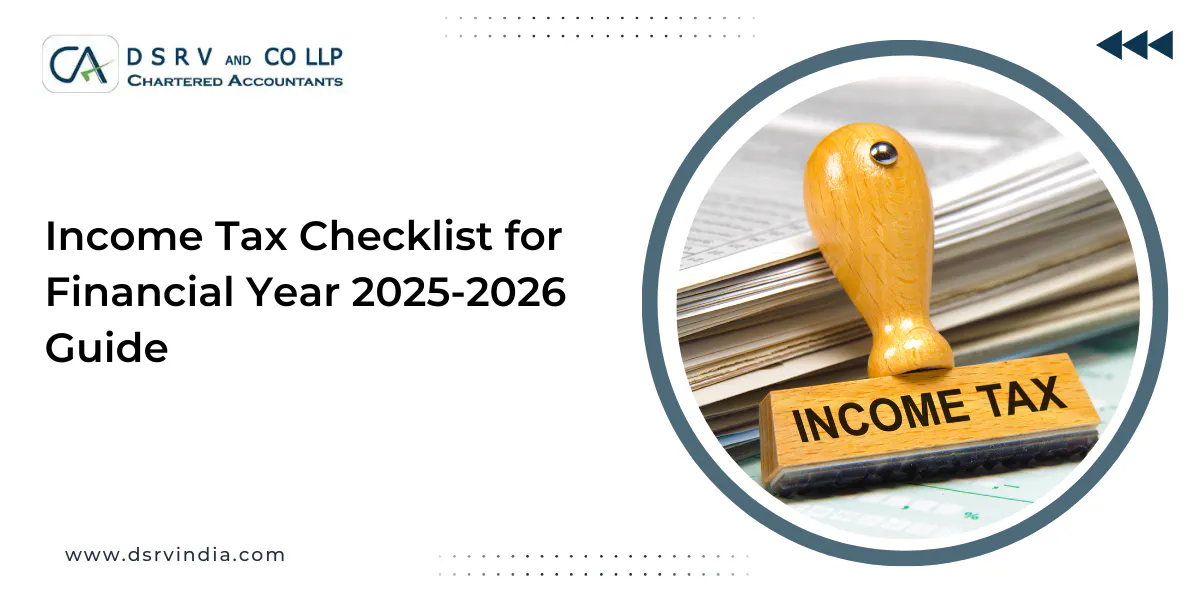 Income Tax Checklist for Financial Year 2025-2026 Guide