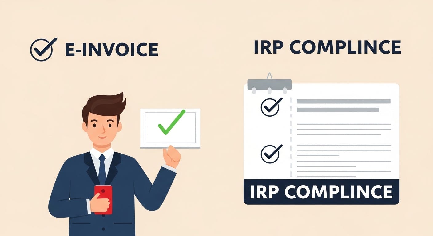 Check E-Invoice and IRP Compliance
