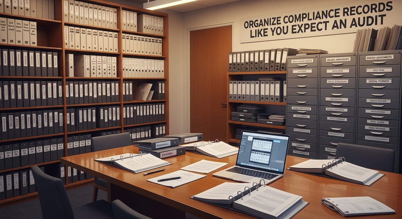 Organise Compliance Records Like You Expect an Audit