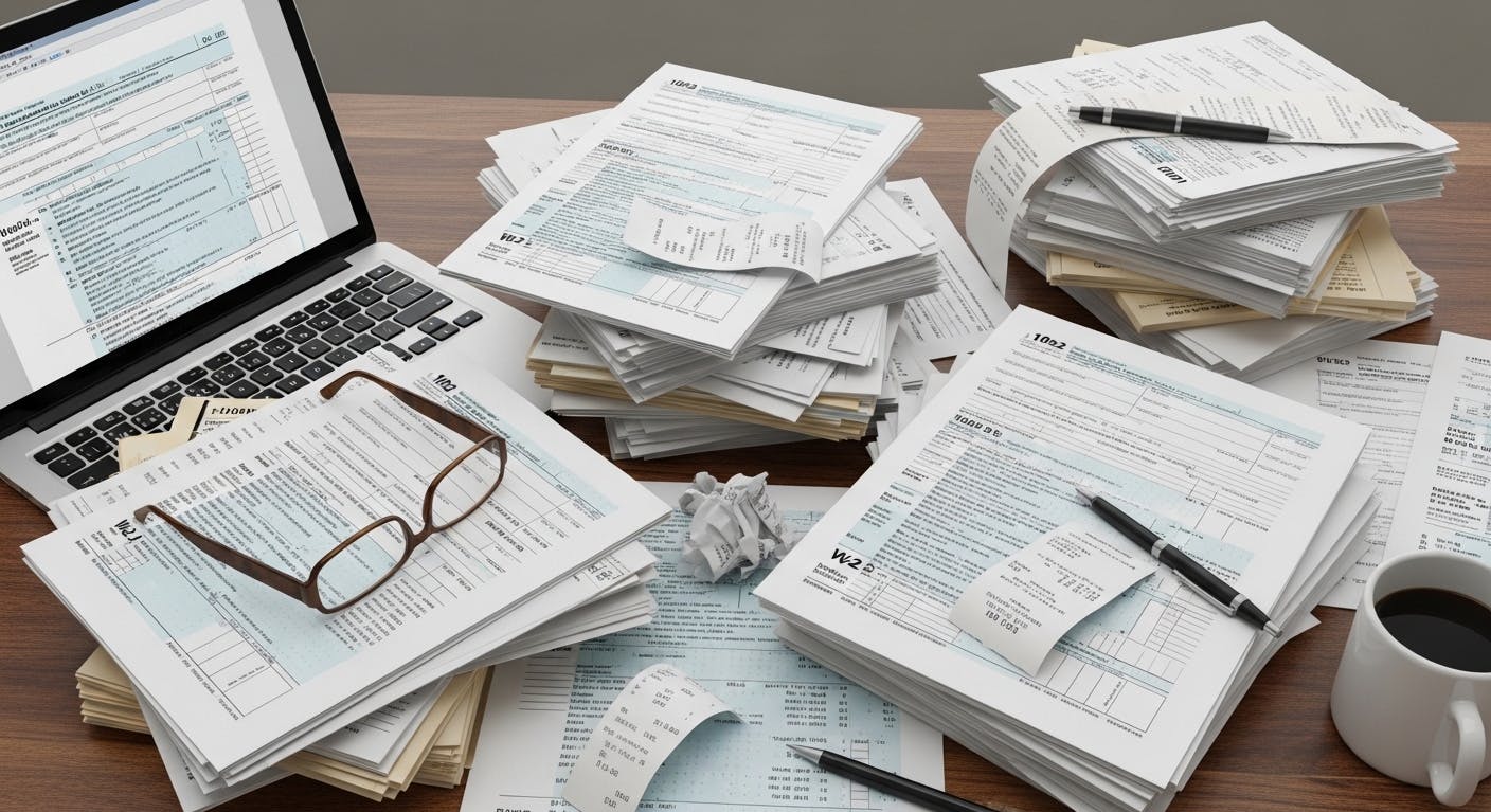 Gather the documents: start with paper (or PDFs)