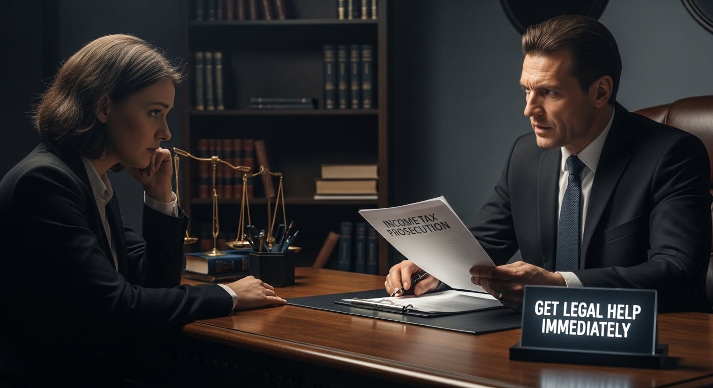 If prosecution is threatened, get legal help immediately