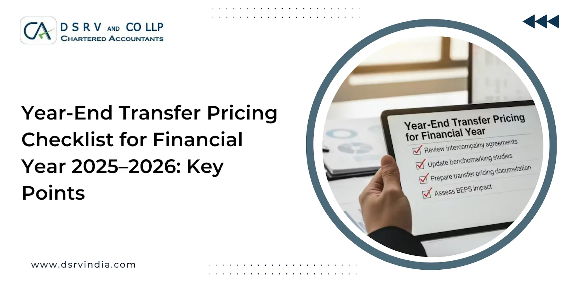 Year-End Transfer Pricing Checklist for Financial Year 2025–2026 10 Key Point