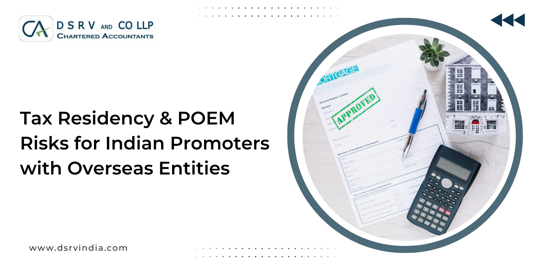 Tax Residency & POEM Risks for Indian Promoters with Overseas Entities