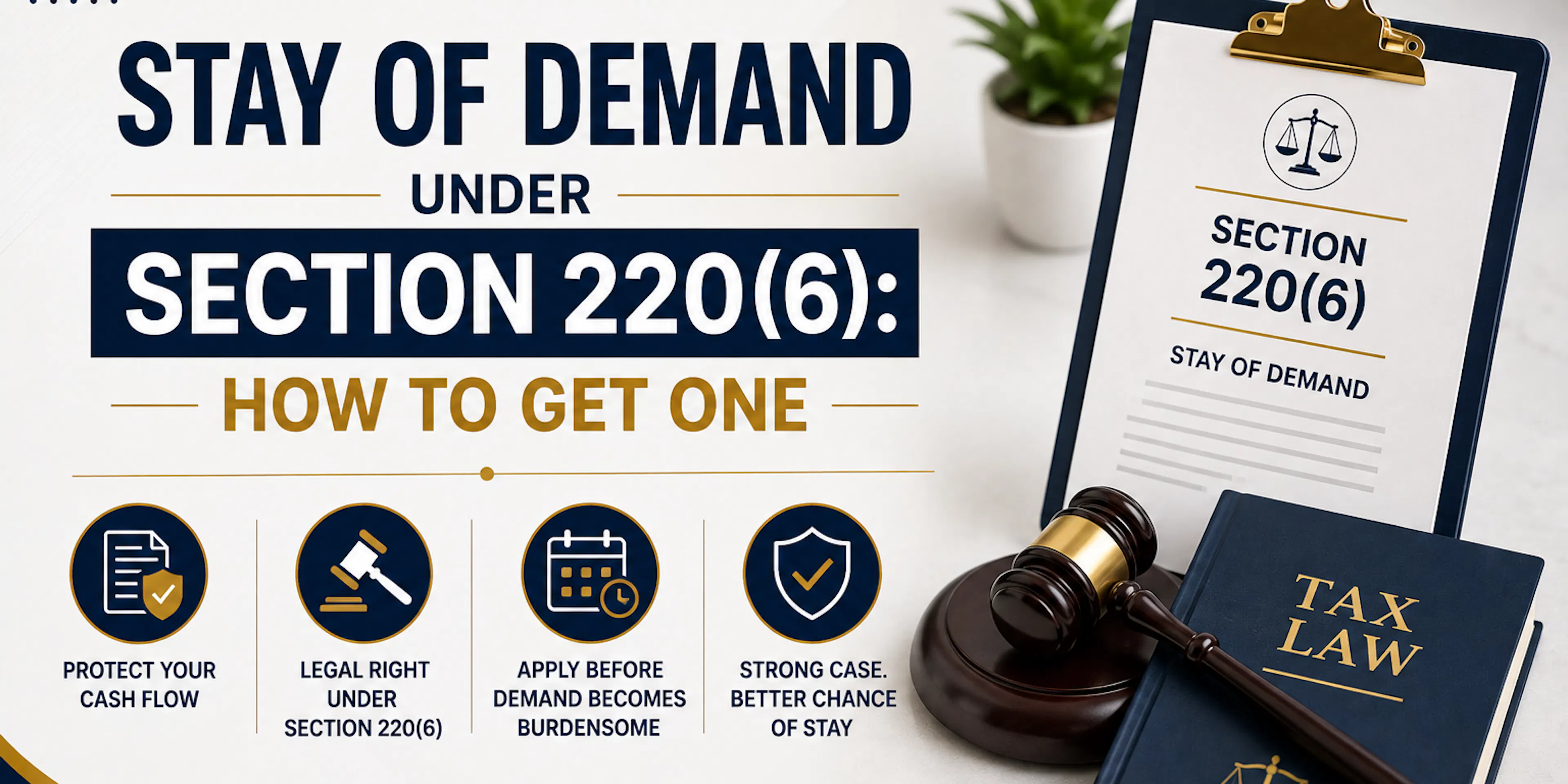 Stay of Demand Under Section 220(6): How to Get One